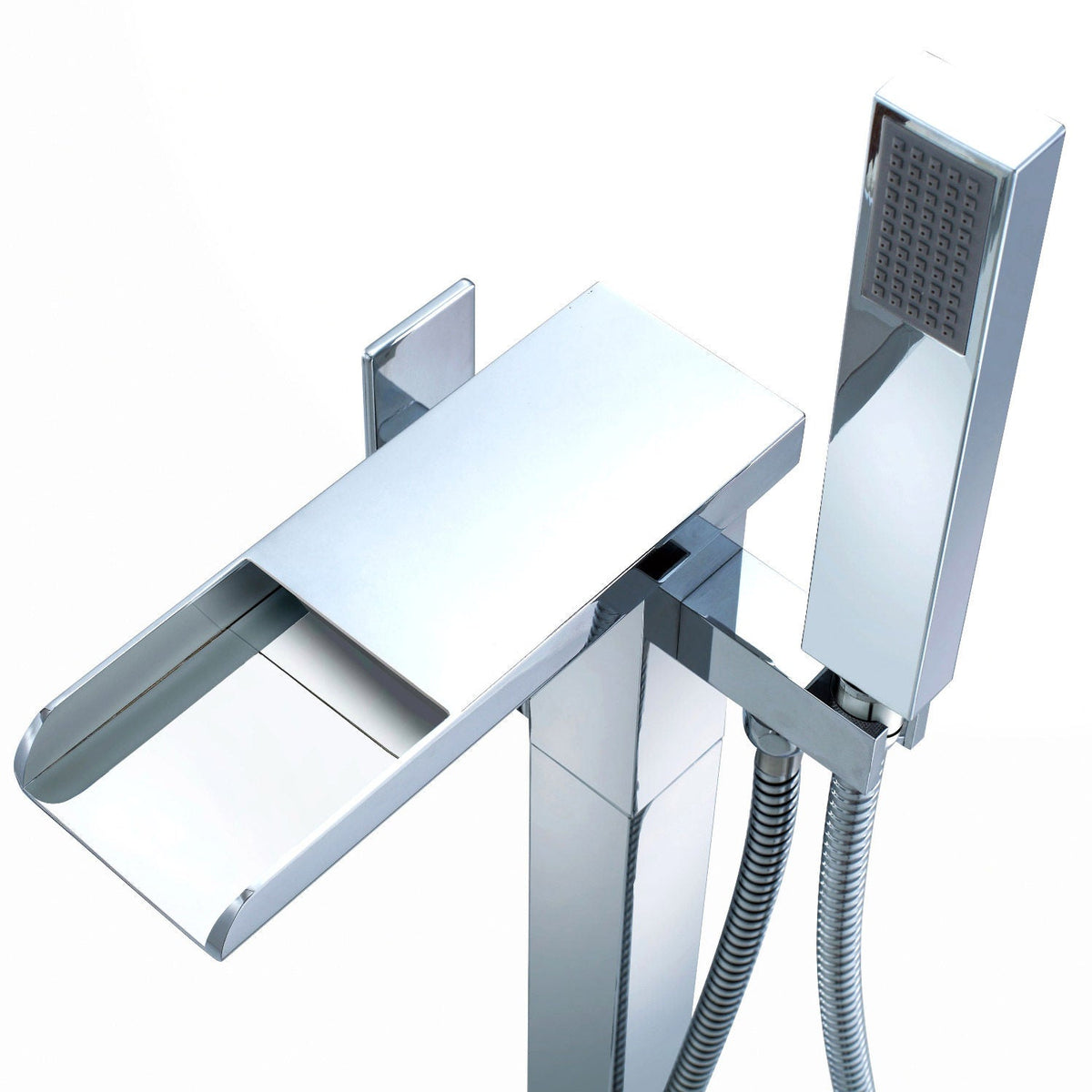OVE Decors Infinity Freestanding Waterfall Spout Bathtub Faucet