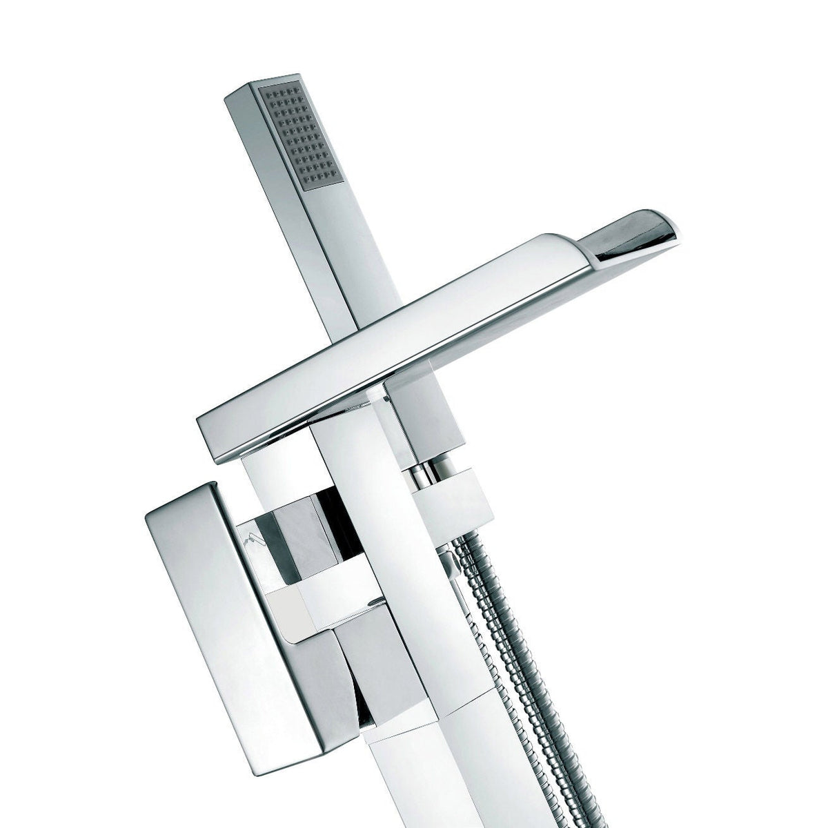 OVE Decors Infinity Freestanding Waterfall Spout Bathtub Faucet