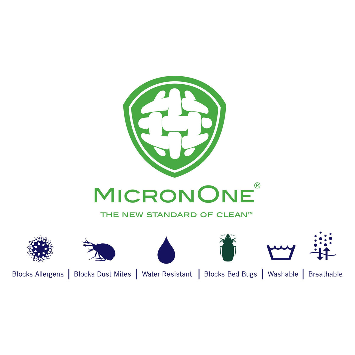 Allied Home MicronOne Anti-Allergen Pillow, 2-pack