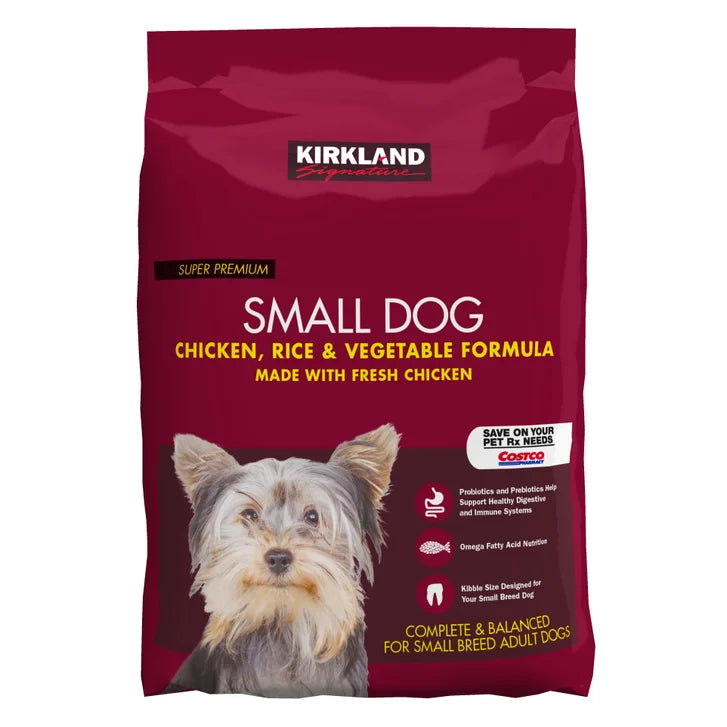 Kirkland Signature Small Formula Chicken & Vegetable Dog Food 20 lb. - image 1