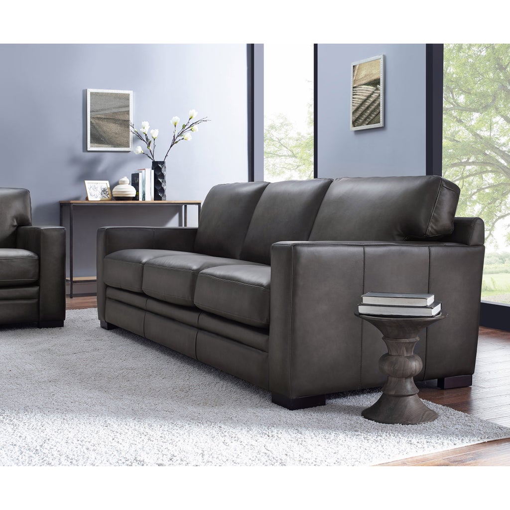Luca 2-piece Top Grain Leather Set - Sofa, Loveseat