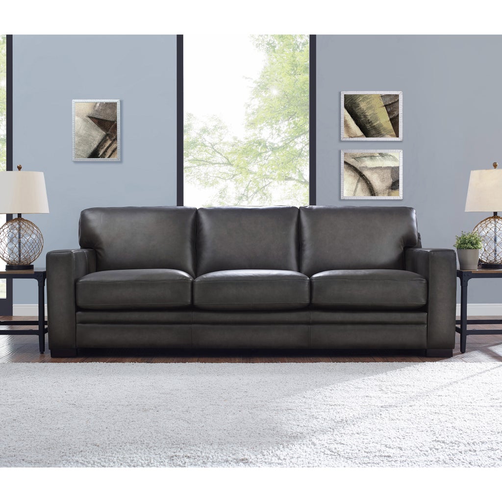 Luca 2-piece Top Grain Leather Set - Sofa, Loveseat