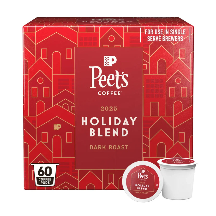 Peet’s Coffee Holiday Blend Single Serve Pods, 60-count