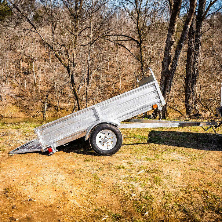 DK2 by Marlon 4.5 ft. x 7.5 ft. Single Axle Galvanized Multi-Utility Steel Trailer Kit - image 3