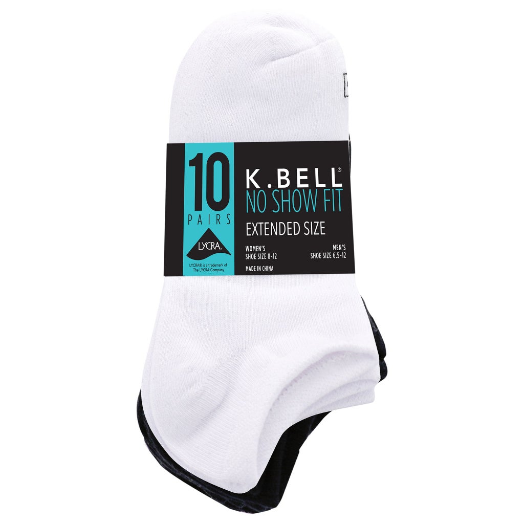 K Bell Women's No Show Sock, 20 pair - image 3