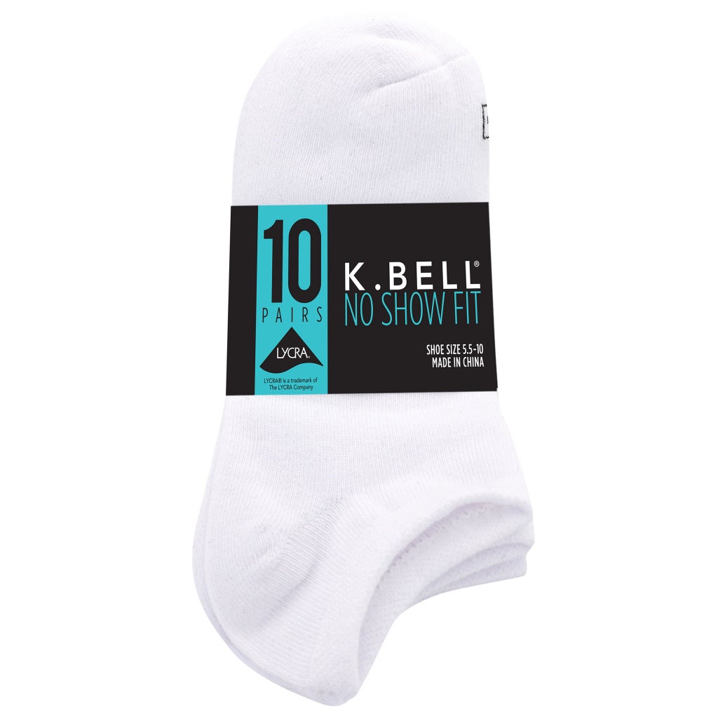 K Bell Women's No Show Sock, 20 pair - image 2