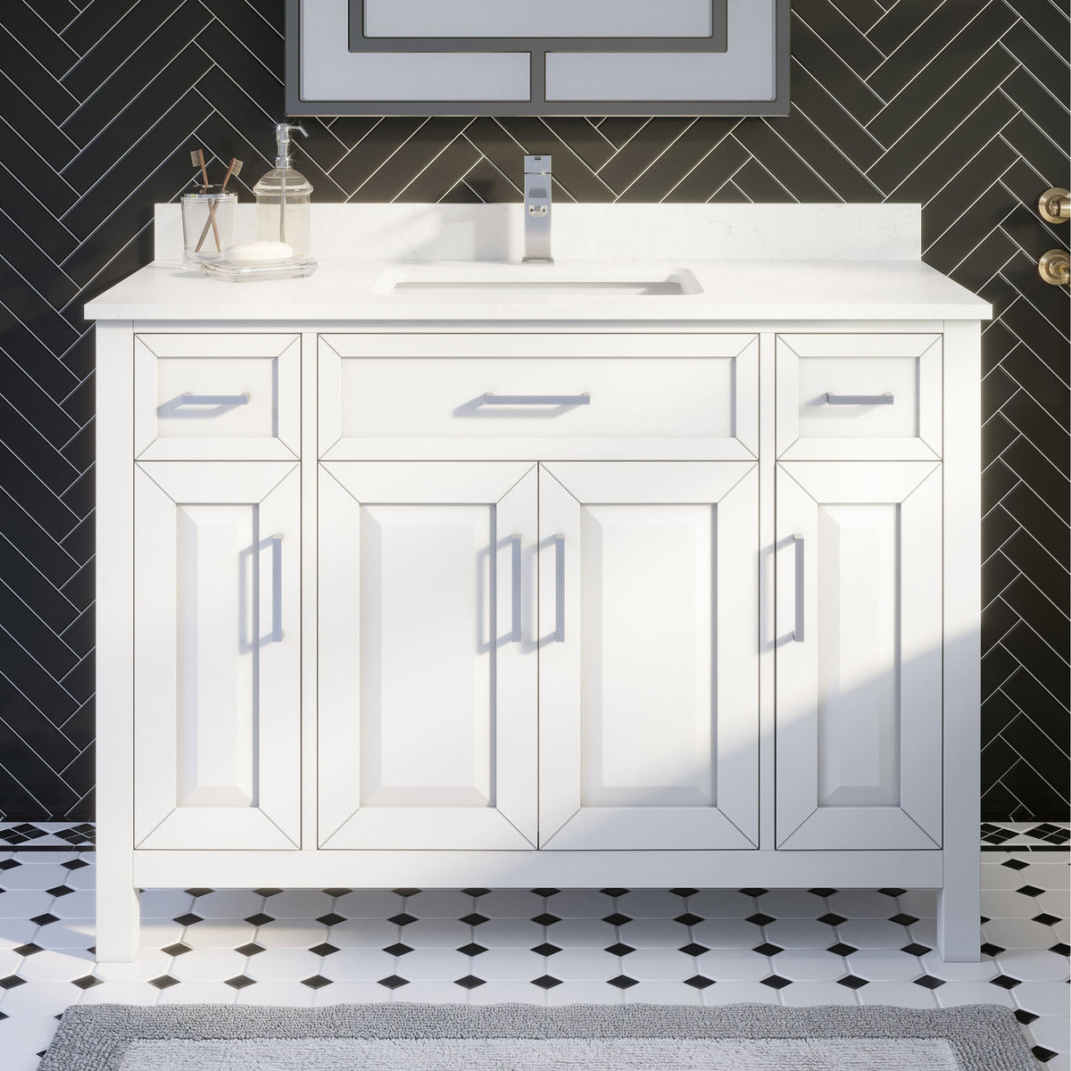Thomson Bath Vanity by Studio Bathe in White