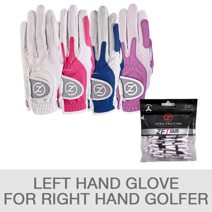 Zero Friction Women's Compression Golf Glove, 4-pack - image 1