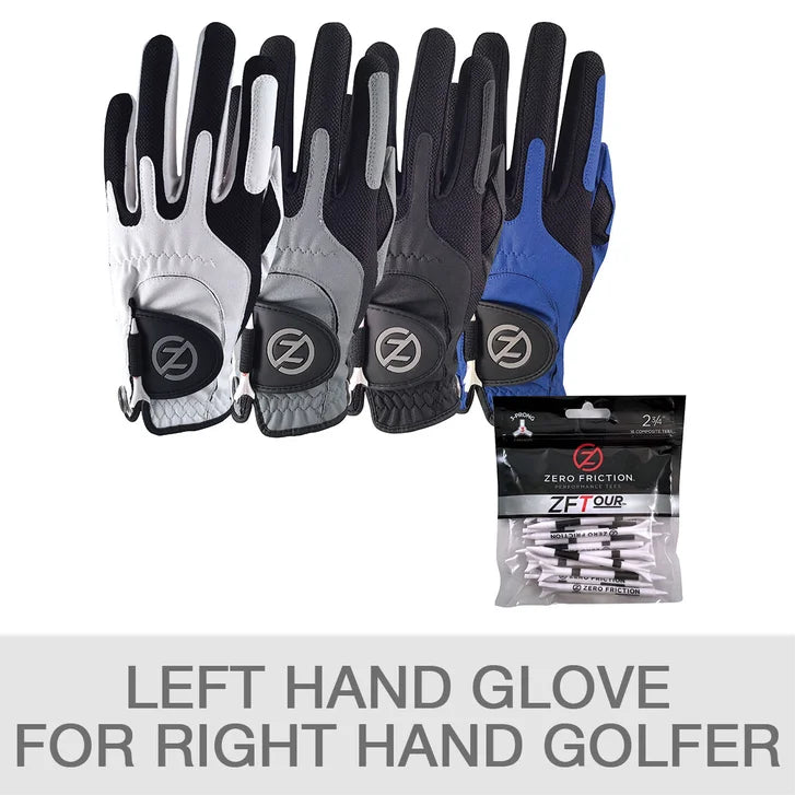 Zero Friction Men's Compression Golf Glove, 4-pack - image 1