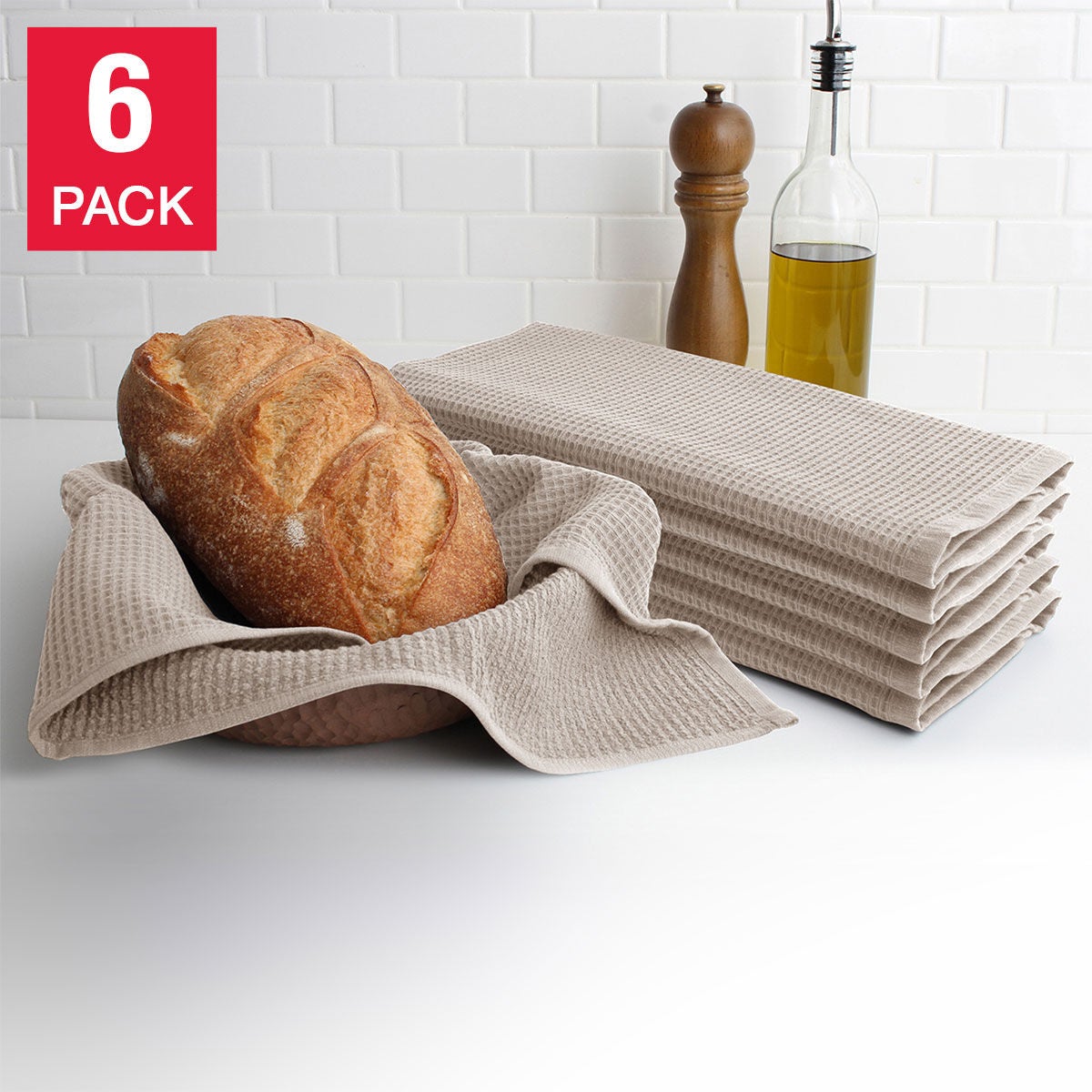 Turkish Kitchen Towels, 6-piece Set