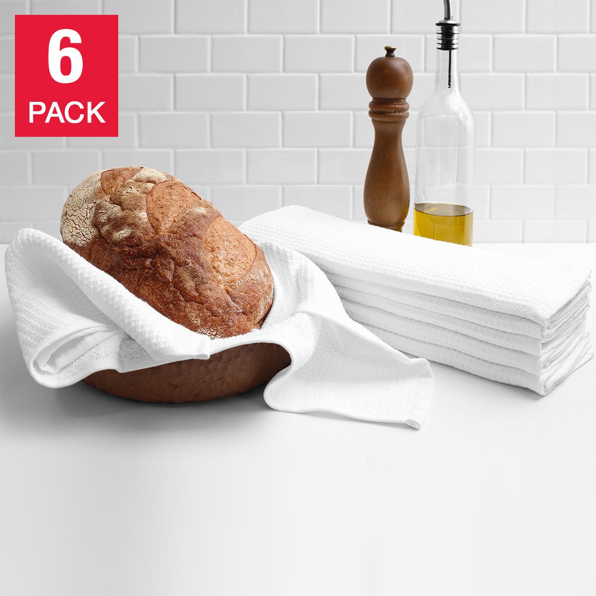Turkish Kitchen Towels, 6-piece Set
