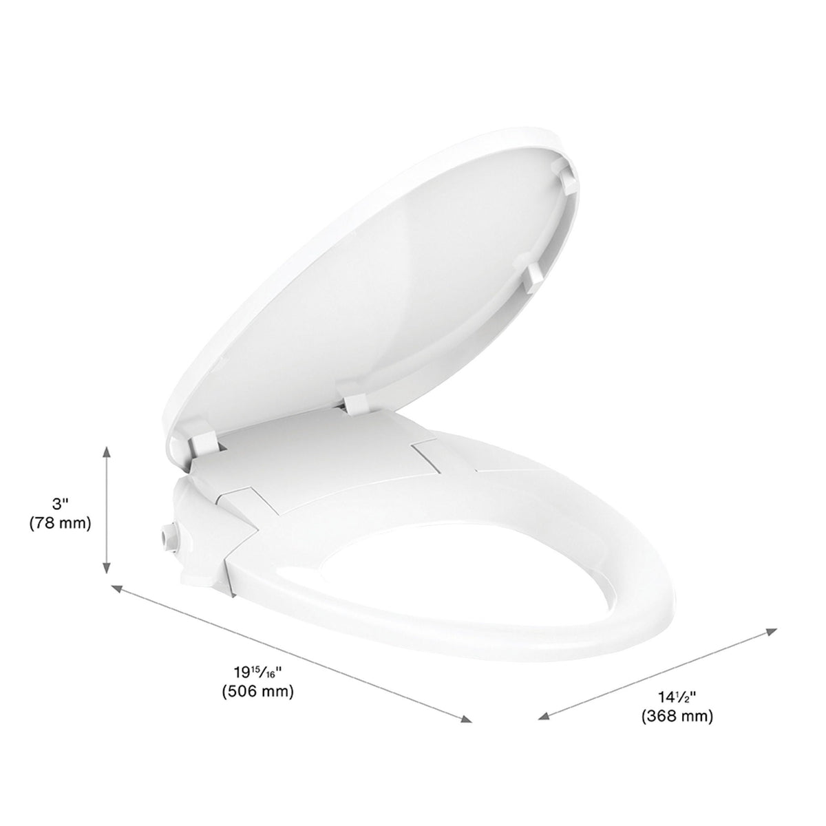 Kohler Purewash Manual Elongated Bidet Seat