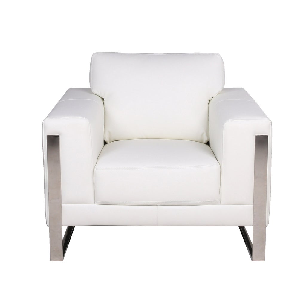 Amiens 2-piece Top Grain Leather Set - Sofa and Chair