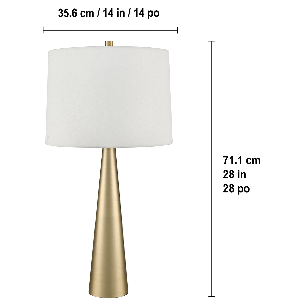 Austin Tapered Lamp Set, 2-pack