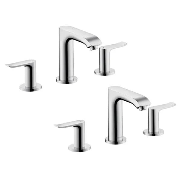 Hansgrohe metris widespread faucet with pop up drain 2 pack
