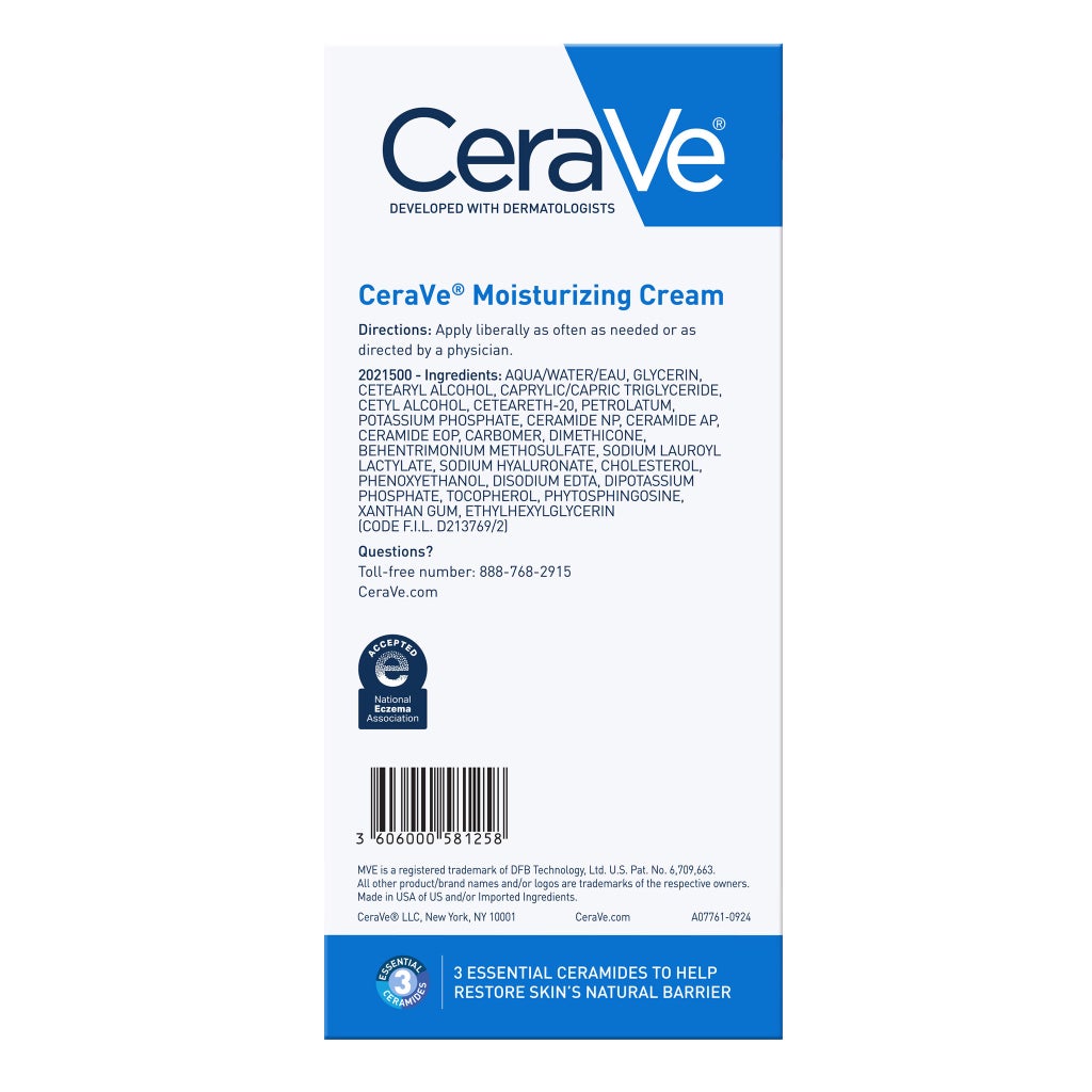 CeraVe Moisturizing Cream Interchangeable Multi-Pack, 16 oz Jar with Pump + 16 oz Jar - product image