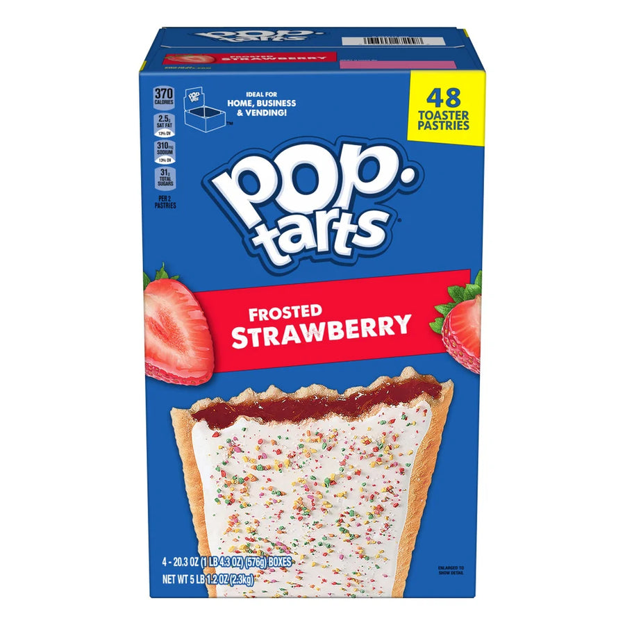 Pop-Tarts, Frosted Strawberry, 48-count