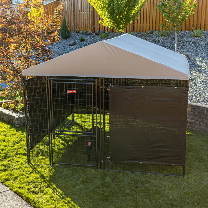Lucky Dog STAY Series Presidential Dog Kennel 10'x10' with Privacy Screen - image 4