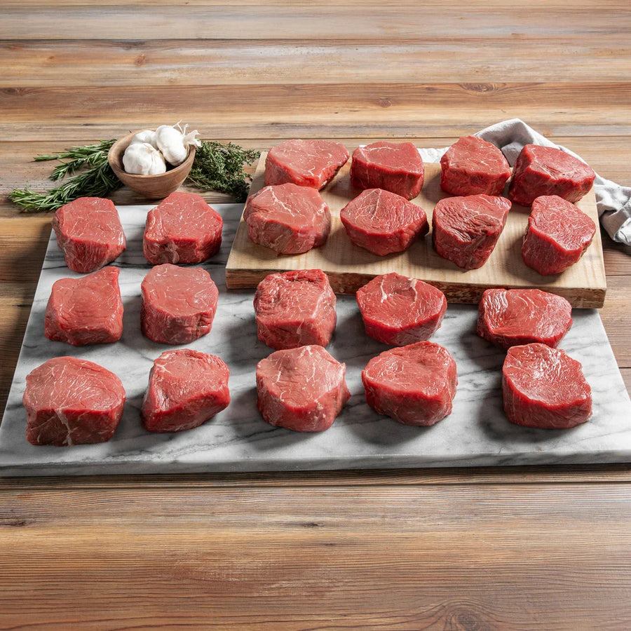 Great Southern Grass Fed Beef, All Natural, Antibiotic Free, Top Sirloin Steak (20/8 Oz. Per Steak), 20 Total Packs, 10 Lbs. Total