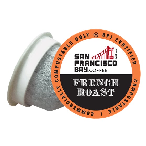 San Francisco Bay French Roast Coffee, Dark Roast, OneCup Single Serve, 100 ct