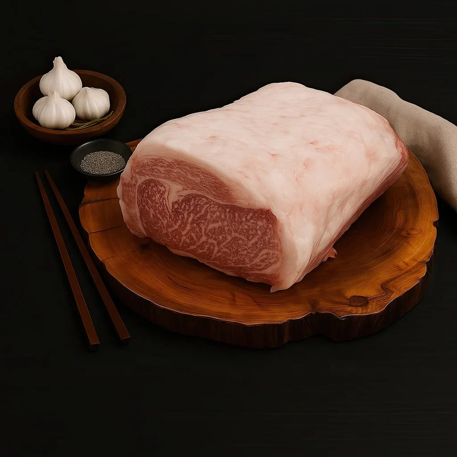 Japanese Wagyu Boneless Ribeye Roast, A5 Grade, 12 lbs