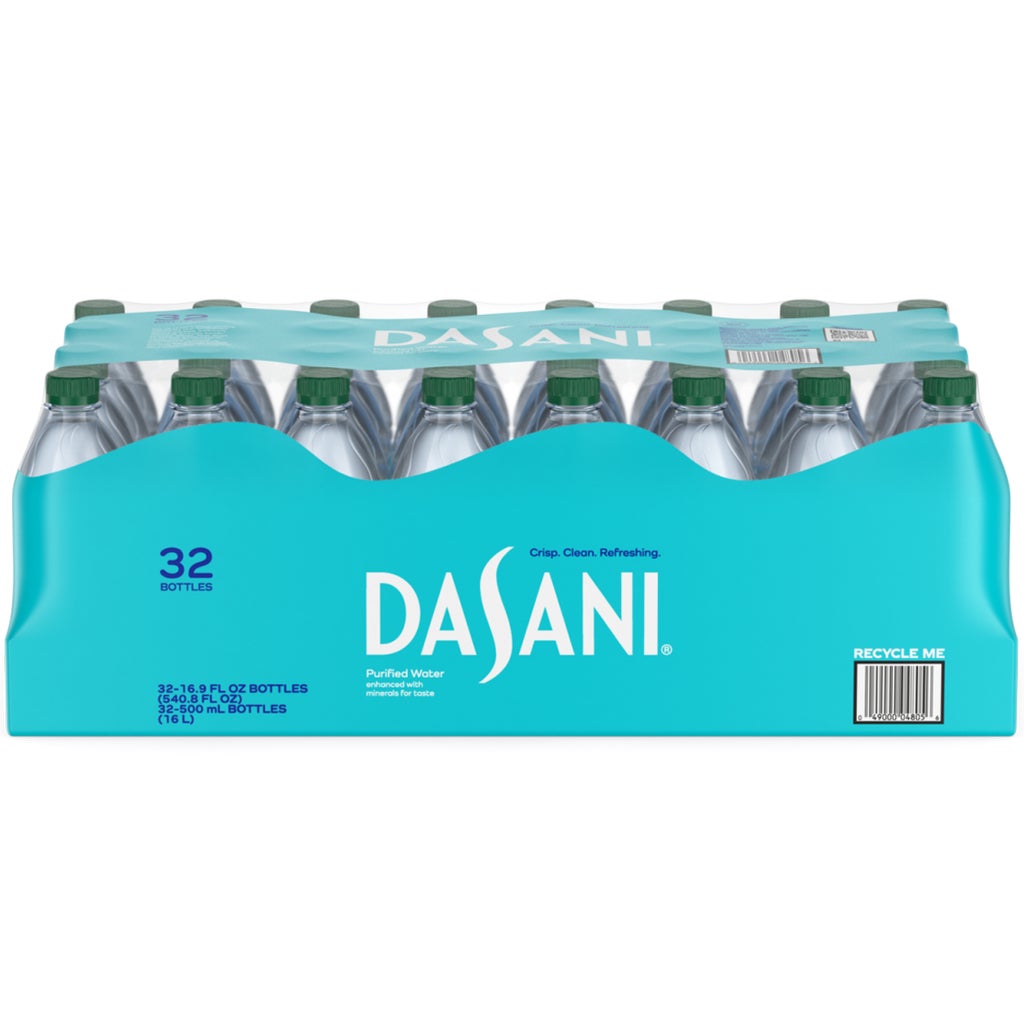 DASANI Purified Water, 16.9 fl oz, 32 ct