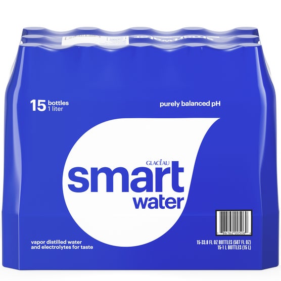 Glaceau Smartwater, 33.8 fl oz, 15 ct
