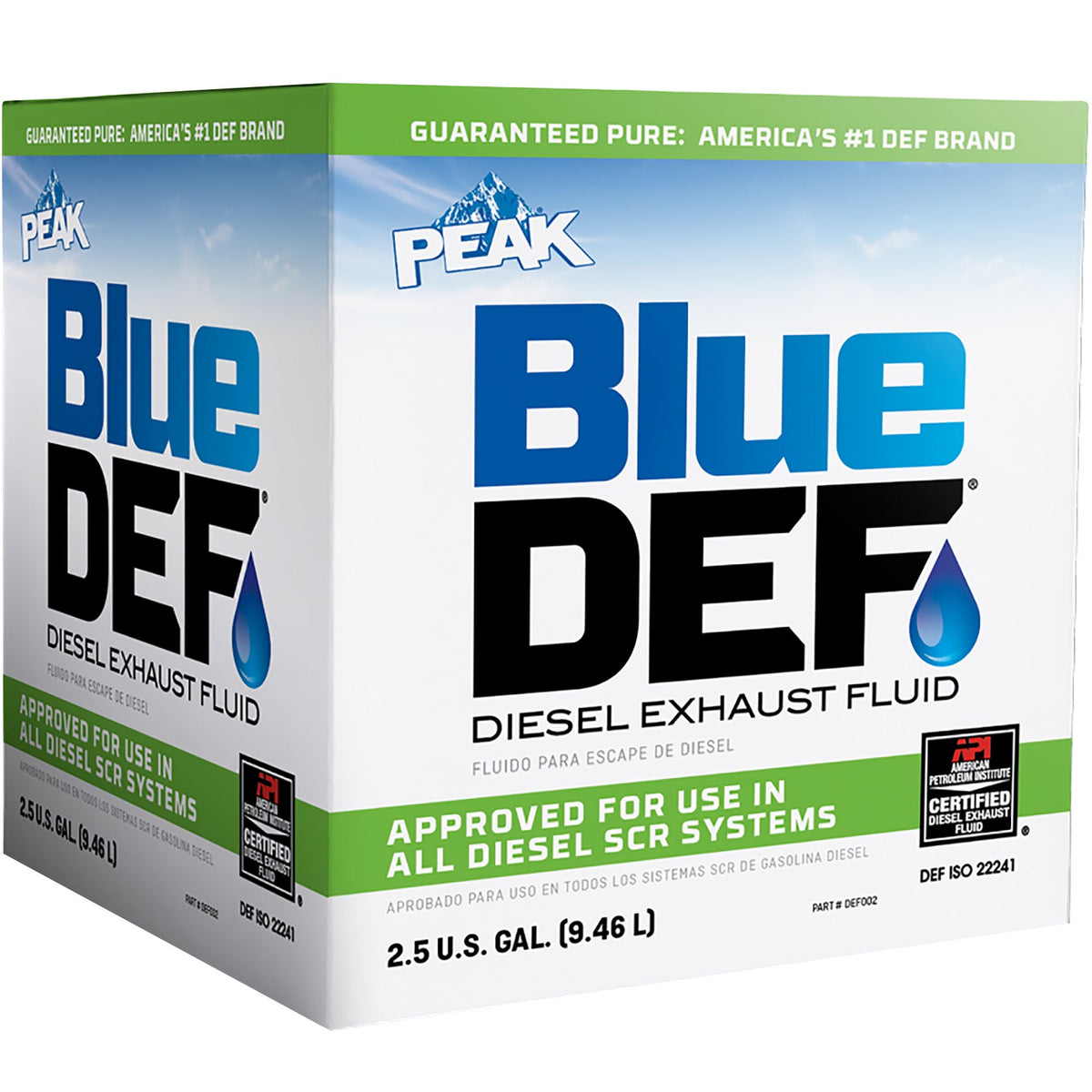 PEAK Blue DEF Diesel Exhaust Fluid, 2.5 Gallon