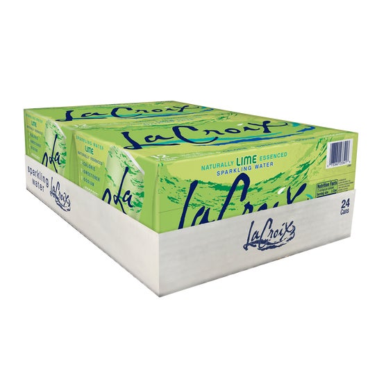 LaCroix Sparkling Water, Lime, 12 fl oz, 24 ct