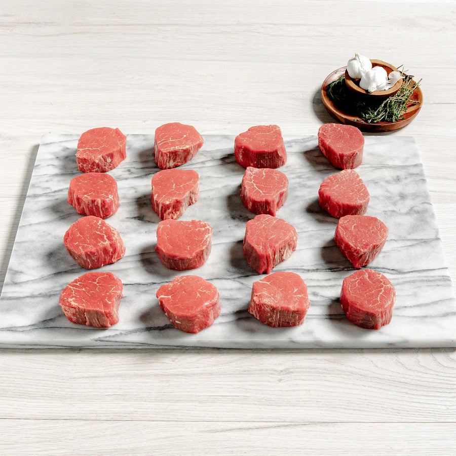 Rastelli’s USDA Choice Black Angus Filet Mignon (16/5 Oz. Per Filet Mignon), 16 Total count, 5 Lbs. Total