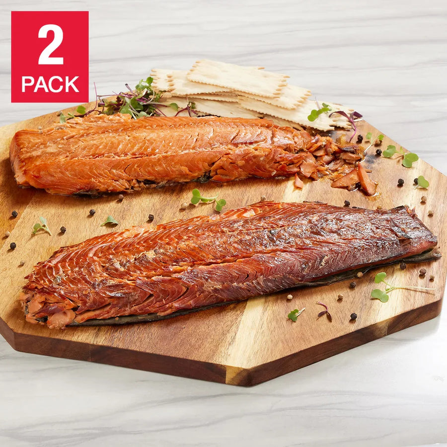 Trident Seafoods Smoked Sockeye Salmon, 2 Gift Packs