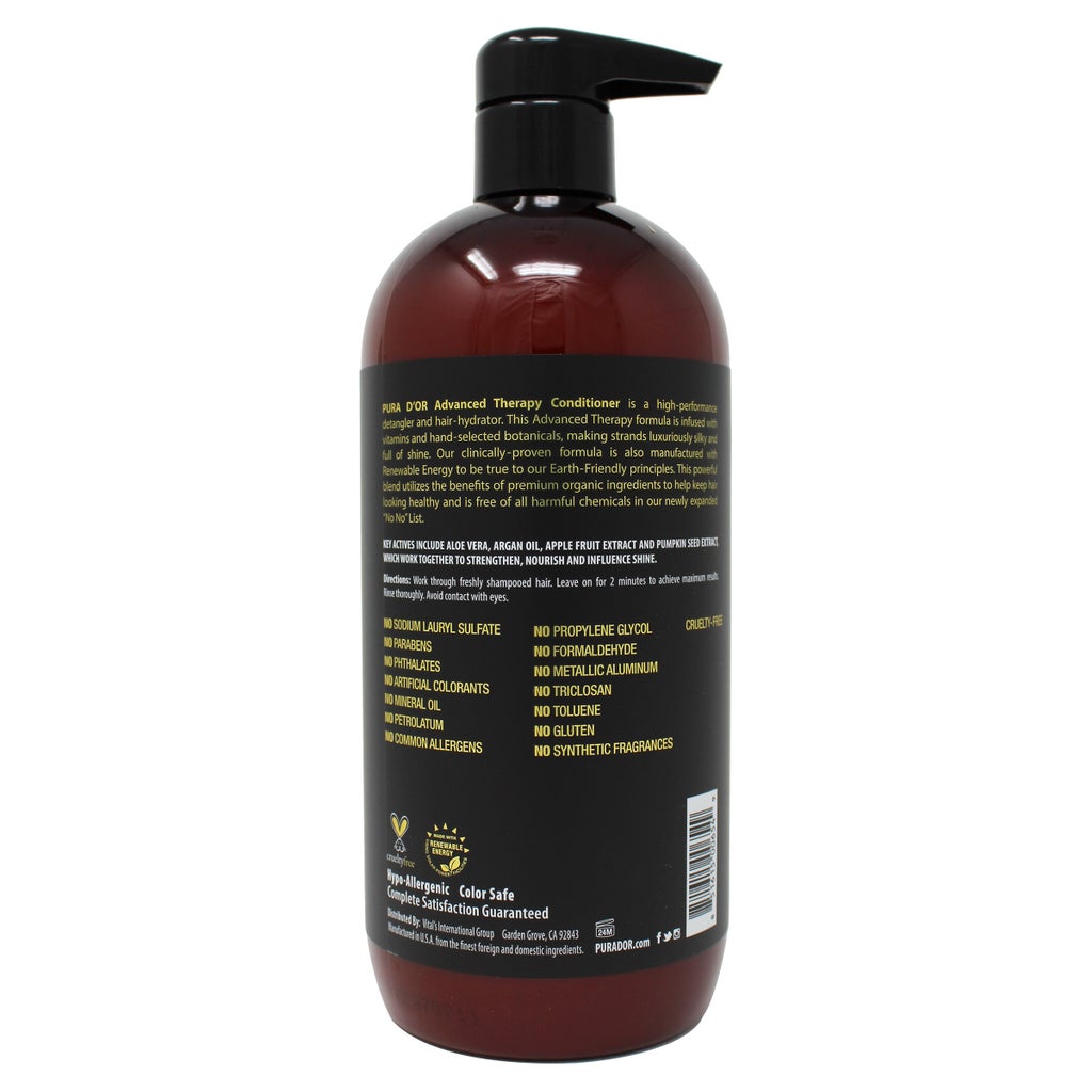Pura d'or Advanced Therapy Anti-Hair Thinning Shampoo & Conditioner Set - product image