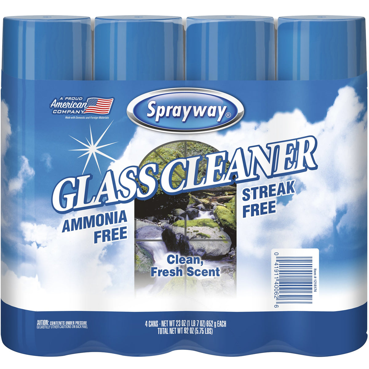 Sprayway Glass Cleaner, 23 fl oz, 4 ct - image 3