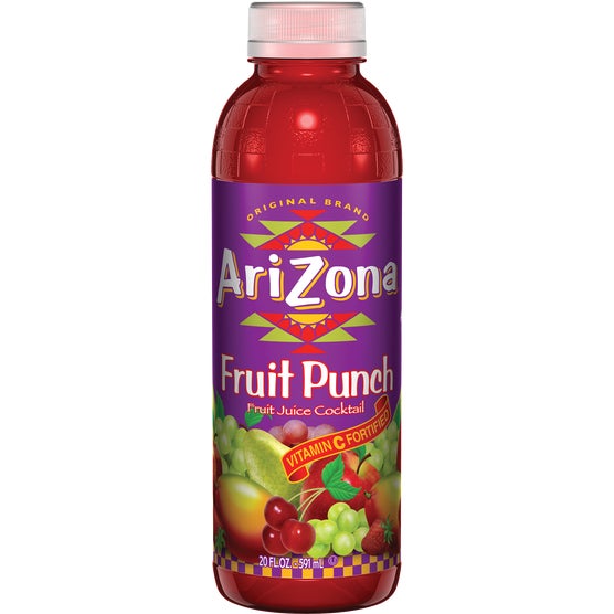 AriZona Fruit Juice Cocktail, Variety Pack, 20 fl oz, 24 ct