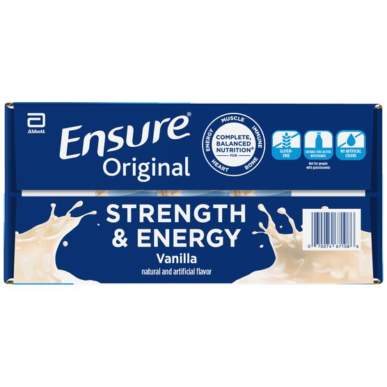 Ensure Original Nutrition Shake, Vanilla, 8 fl oz, 30 ct