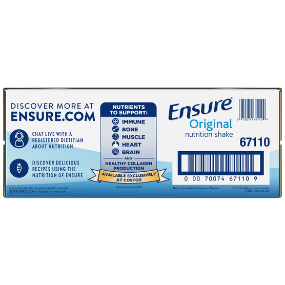 Ensure Original Nutrition Shake, Milk Chocolate, 8 fl oz, 30 ct