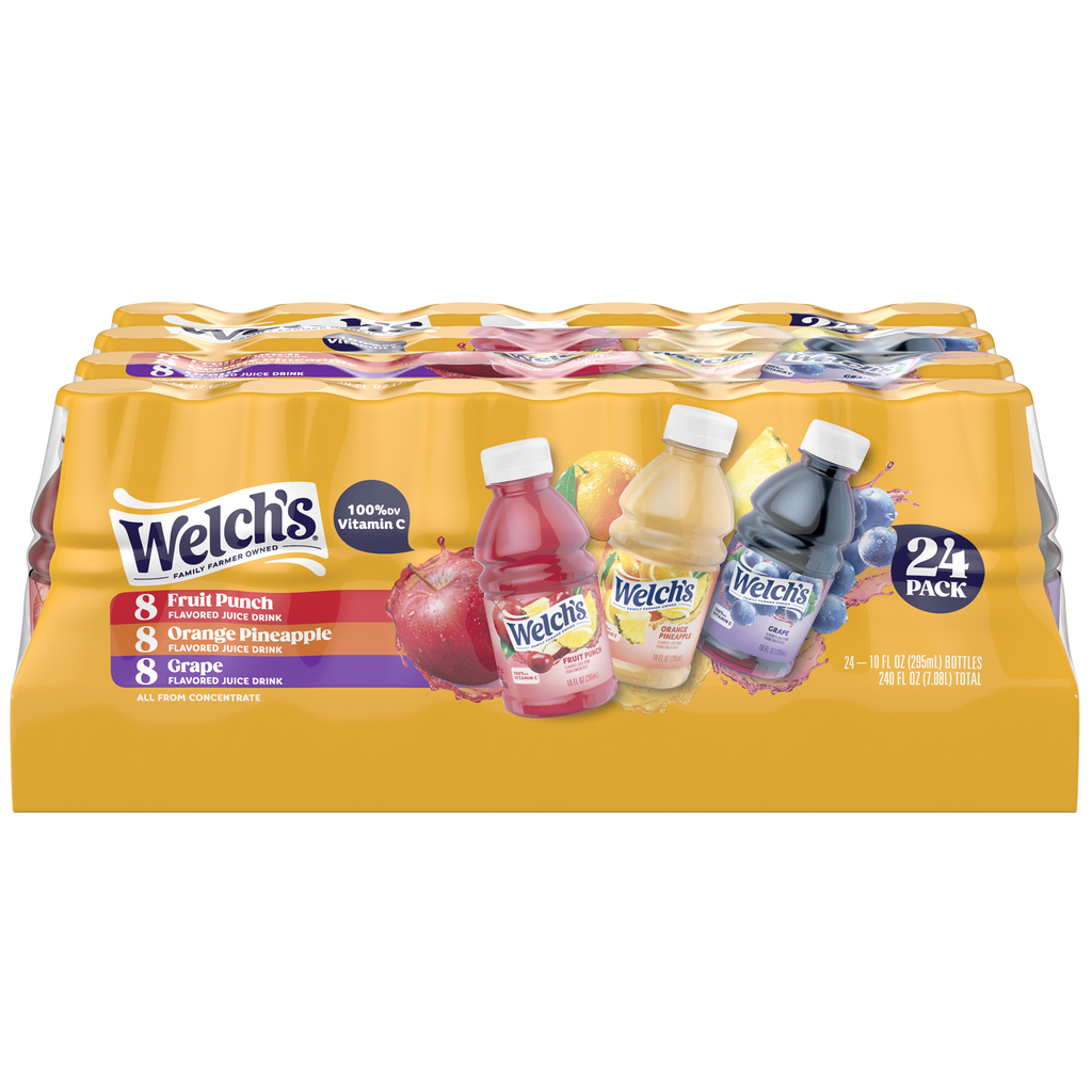 Welch's Juice Drink, Variety Pack, 10 fl oz, 24 ct