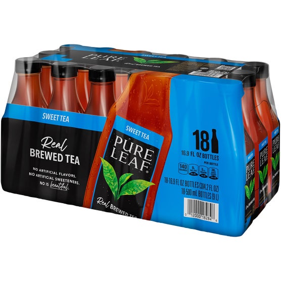 Pure Leaf Real Brewed Black Tea, Sweet Tea, 16.9 fl oz, 18 ct