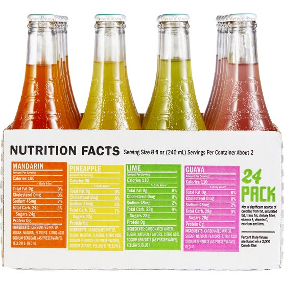 Jarritos Soda, Variety Pack, 12.5 fl oz, 24 ct