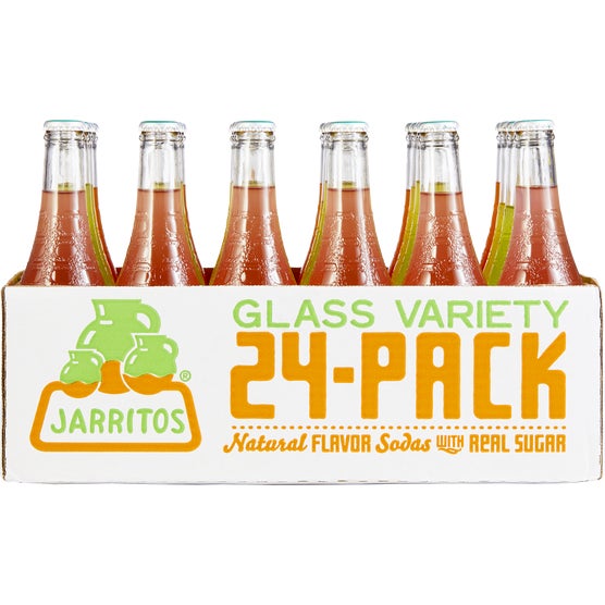 Jarritos Soda, Variety Pack, 12.5 fl oz, 24 ct