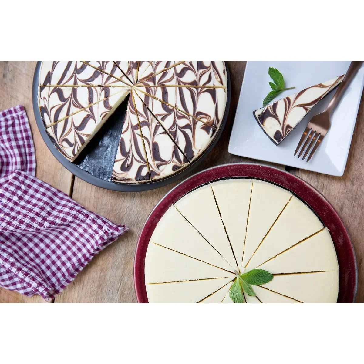 Davids Cookies No Sugar Added Cheesecake Marble Truffle Cake 2 Pack 28 Slices Total