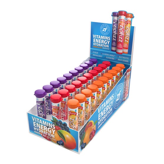 Zipfizz Vitamin Energy Hydration Drink Mix, Variety Pack, 30 ct
