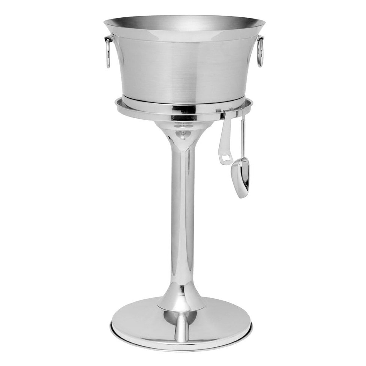 Mikasa 30-Quart Double-Walled Stainless Steel Beverage Tub with Stand and Tools