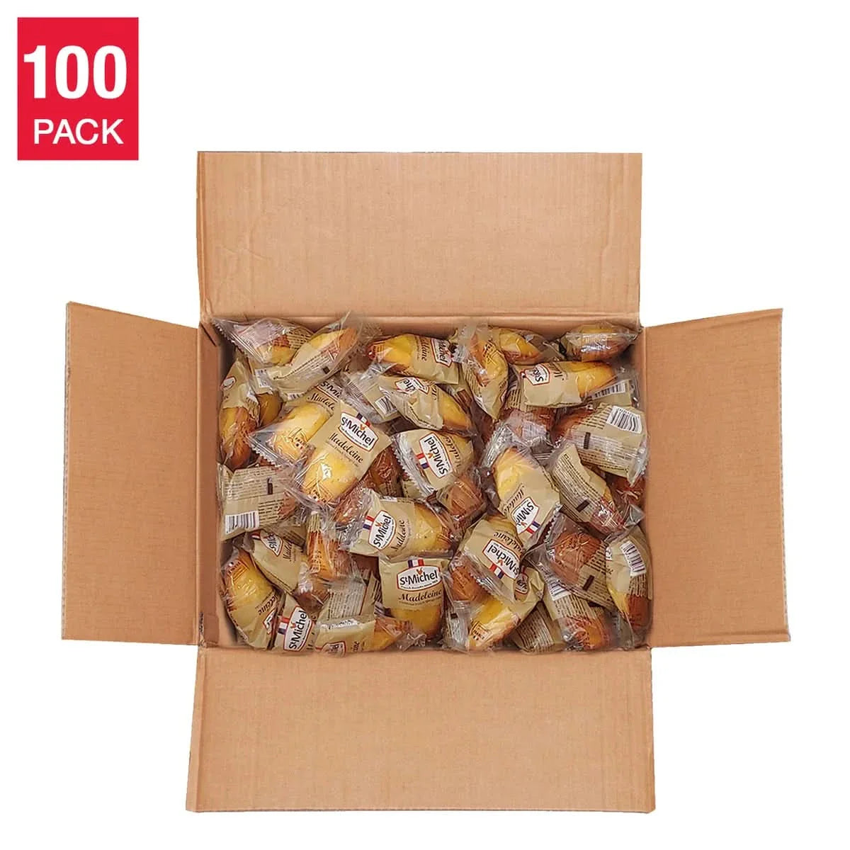 St Michel Madeleine Classic French Sponge Cake 100 Count