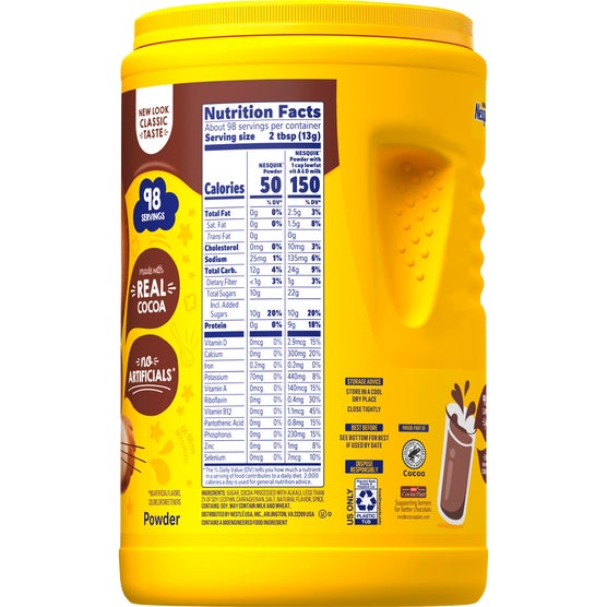 Nesquik Drink Mix, Chocolate, 44.9 oz