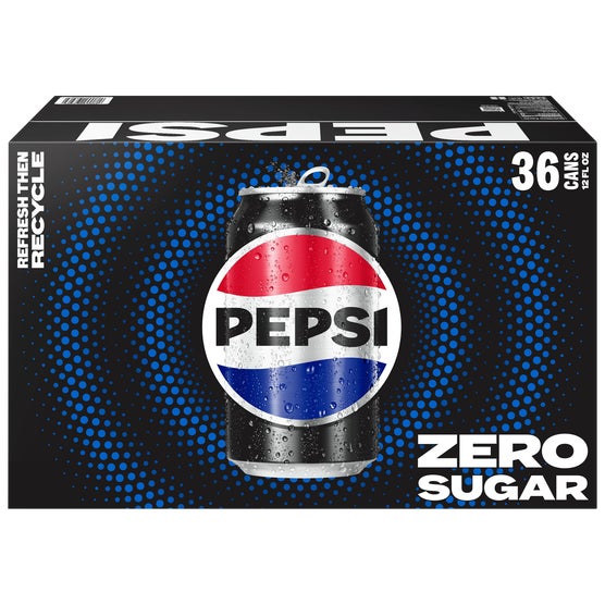Pepsi Zero Sugar, 12 fl oz, 36 ct
