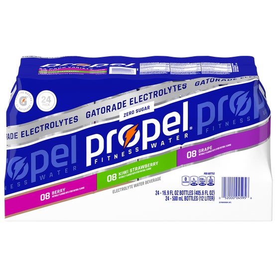 Propel Electrolyte Water Beverage, Variety Pack, 16.9 fl oz, 24 ct