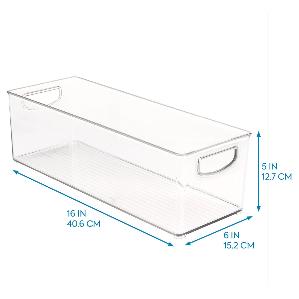 iDESIGN Linus Deep Storage Bins, 6-piece Set