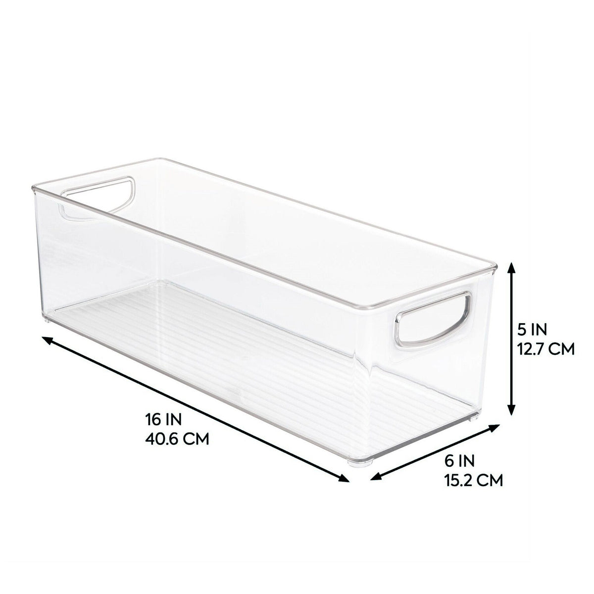 iDESIGN Linus Deep Storage Bins, 6-piece Set
