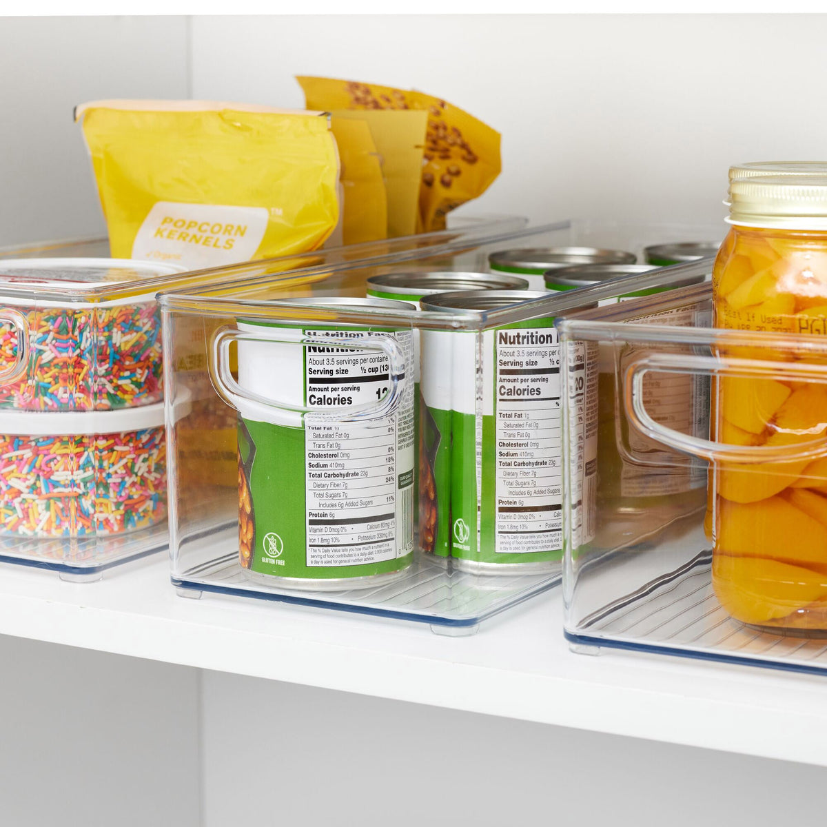 iDESIGN Linus Deep Storage Bins, 6-piece Set